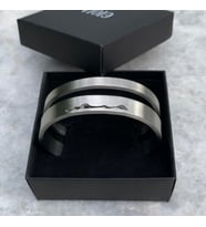 Çelik Bileklik Premium 316L 2 Li (Gümüş Gri)