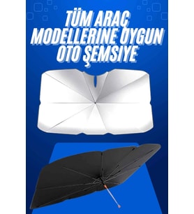 Taşınabilir Oto Cam Güneşliği Katlanabilir Tüm Araçlara Uyumlu Güneş Gölge Koruyucu