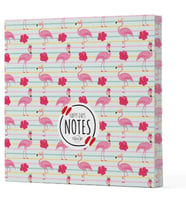 Flamingo 2 - Çizgisiz Yan Boyamalı Defter