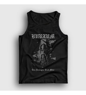 Presmono Unisex Siyah Viking Burzum Atlet 24006tt