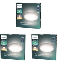 Philips Cl200 Fonksiyonel Tavan Lambası 17W 2700K Sarı Işık Entegre Led 3Lü Paket (Çok Renkli)