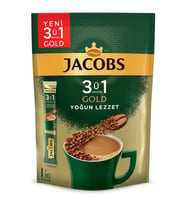 Jacobs 3 ü 1 Arada Gold Yoğun Lezzet Hazır Kahve – 10 lu Paket