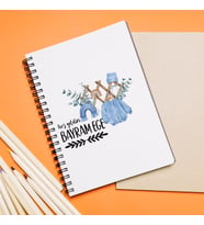 Hoş Geldin Bebek Tasarımlı Defter Kişiye Özel