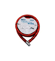 Kırmızı Motor Bisiklet Kilidi 22 mm x 200 cm