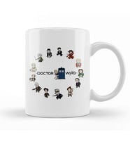 Doctor Who The Fourteen Doctors Kupa Bardak Porselen