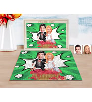 BK Gift Kişiye Özel Evleniyoruz Karikatürlü 1000 Parça Profesyonel Puzzle-10