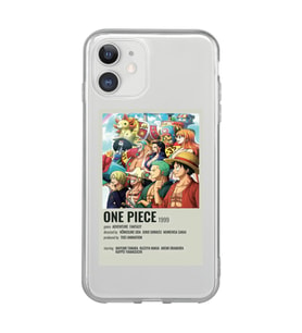 Iphone 11 Uyumlu One Piece Desenli Şeffaf Telefon Kılıfı