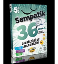5.sınıf Sempatik Din Kültürü ve Ahlak Bilgisi 36 Haftalık Kazanım Denemeleri