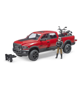 Bruder RAM 2500 PİCKUP, DUCATI MOTORSİKLET VE SÜRÜCÜSÜ BR02502