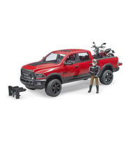 Bruder RAM 2500 PİCKUP, DUCATI MOTORSİKLET VE SÜRÜCÜSÜ BR02502