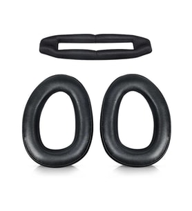 Sennheiser GSP600 GSP500 GSP550 Uyumlu Kulaklık Pedi ve Kafa Bandı  (Siyah)