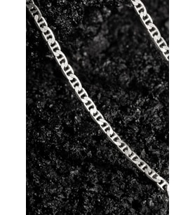 Barlı Forsa Model Gümüş Zincir 4,10 Mm Genişlik
