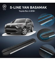 Toyota RAV-4 S-Line Premium Krom Yan Basamak 2018 Sonrası