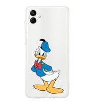 Samsung Galaxy A04  Kapak Donald Duck Tasarımlı Şeffaf  Kılıf