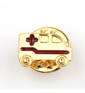PROF Ambulans Şeklinde Medikal Broş P0712