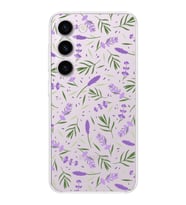 PrintiFy Samsung Galaxy S24 ile Uyumlu 1mm Slim Fit Water Color 3 Baskılı Şeffaf  Kılıf