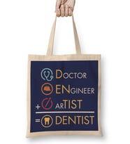 Doctor Engineer Artist Dentist 034 Bez Çanta Uzun Saplı