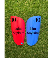 Armadura Kişiye Özel Tekmelik - Renkli-Kırmızı Mavi - 1 Takım (009)