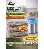 Boy Torbası 40'Lı 10 Paket 40X50 Cm Dayanıklı Sızdırmaz Küçük Boy Poşeti