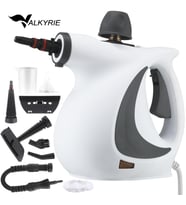 Valkyrie Çok Amaçlı Basınçlı Buhar Temizleyici – El Tipi Buharlı Temizlik Makinesi (Beyaz)