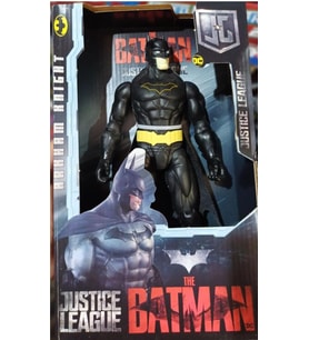 Sesli Işıklı Batman Oyuncak Süper kahraman Batman (Siyah)