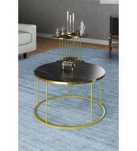 ORTA SEHPA VE ZİGON SEHPA TERRA SET GOLD BENDİR