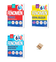 Fenomen 6. Sınıf Maarif 6A Türkçe ve Sosyal Din 6AB 3lü Soru Bankası + Telefon Standı