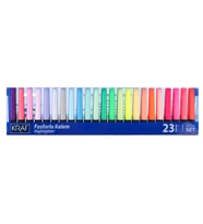 KRAF 365 FOSFORLU KALEM DESK SET 23 RENK