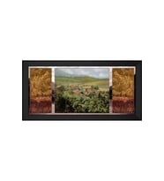 Manzara Temalı Kanvas Tablo 50 x 70 cm Siyah Çerçeve