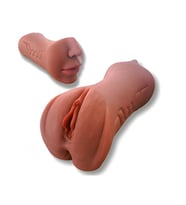 3 Girişli Vajina  Oral Mastürbatör