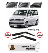 Volkswagen Transporter T5, T6 2003 ve Sonrası Cam Rüzgarlığı 2'li (Siyah)