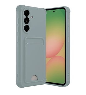 Samsung Galaxy A36 Kılıf Kelvin Kartvizitli Silikon - Açık Yeşil