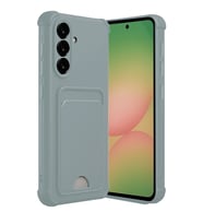 Samsung Galaxy A36 Kılıf Kelvin Kartvizitli Silikon - Açık Yeşil