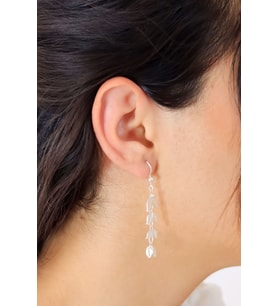 Sallantılı Lale Model Telkari Gümüş Kadın Küpe 201020836