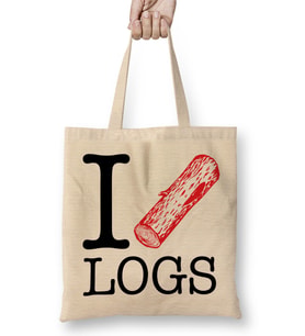 Twin Peaks I love Logs Bez Çanta Uzun Saplı