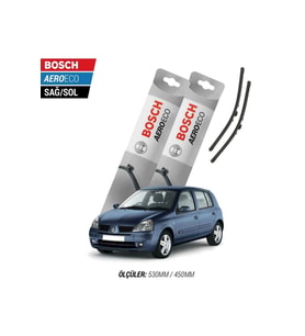 Renault Clio 2 2004 Model Bosch Aeroeco Muz Silecek Takımı