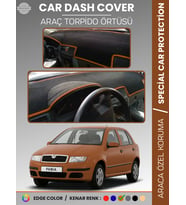SKODA FABİA (1999-2006) Torpido Örtüsü Ön Göğüs Halı Torpido Koruma Birebir Uyum Kaymaz UV Koruma