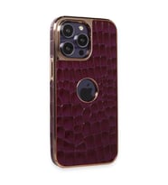 Apple İphone 14 Pro Kılıf Snake Kapak - Derin Mor