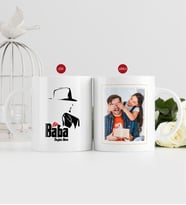 BK Gift Kişiye Özel Babalar Günü Hediyesi Fotoğraflı Kupa Bardak-13 (Beyaz)