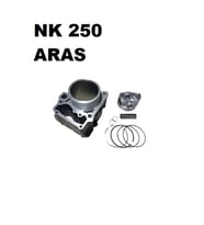 CF MOTO NK 250 SİLİNDİR PİSTON SEKMAN SETİ A KALİTE - ARASMOTO (Siyah)