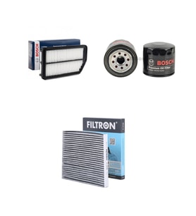 Bosch Filtre Bakım Seti Kia Pro Ceed 1.6 GT Turbo Benzin Hava + Yağ f. + Polen Filtre Filtron