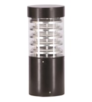 AVONNI BSU-68154-BSY-K Siyah Boyalı Dış Mekan Aydınlatma E27 Aluminyum Polikarbon Cam 16cm