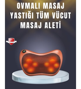 Çok Fonksiyonlu Boyun Bel Sırt Masaj Yastığı Araç İçi Uyumlu
