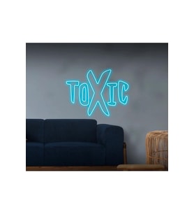 TOXIC Yazılı Neon Tabela