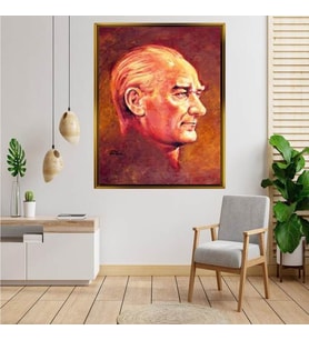Altın  Çerçeveli tablo n458