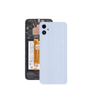 Samsung A05 Arka Kapak - Arka Pil Batarya Kapağı Kamera Lensli - SM-A055 Uyumlu (Beyaz)