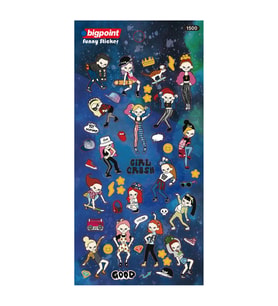 Bigpoint Sticker Çılgın Kızlar x 15 Adet