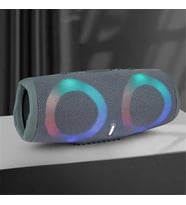 TT Charce5 RGB Aydınlatmalı Bluetooth Hoparlör USB/TF Kart (Siyah-Siyah)