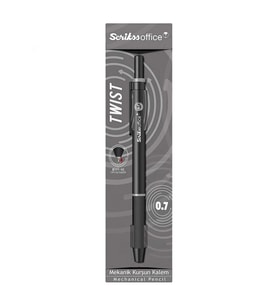 SCRIKSS TWIST VERSATİL KALEM 0.7 ŞEFFAF AMBALAJ GRİ