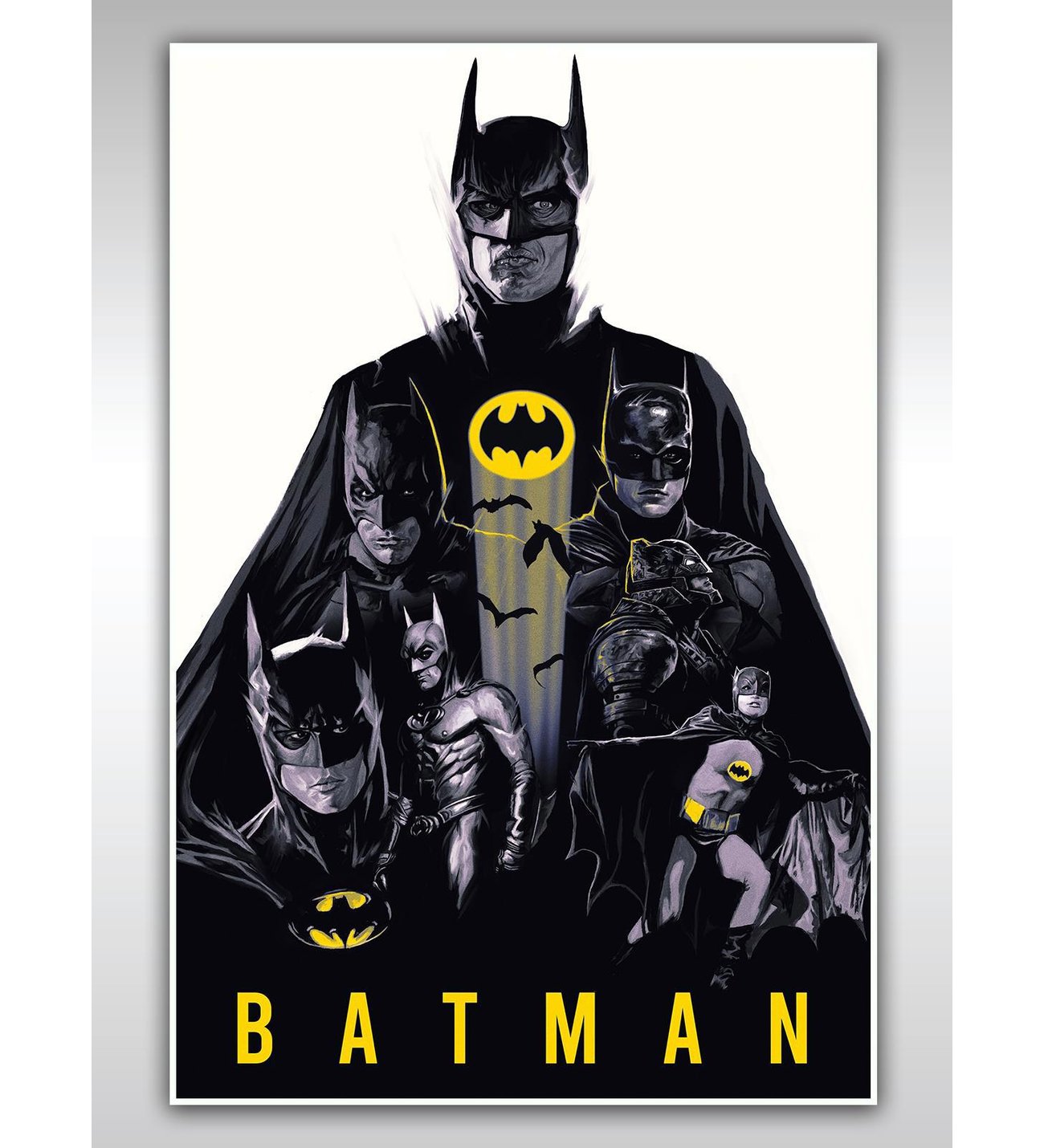 Batman Poster 60x90cm Afiş - Kalın Poster Kağıdı Dijital Baskı